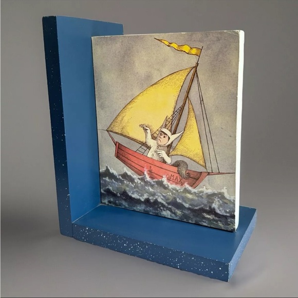 Universal Studios Book Ends WHERE THE WILD THINGS ARE Bookend Kids Room Wink Inc - Picture 4 of 11